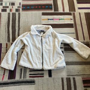 patagonia faux fur jacket zip up
